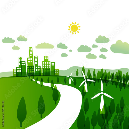 abstract ecology illustration
