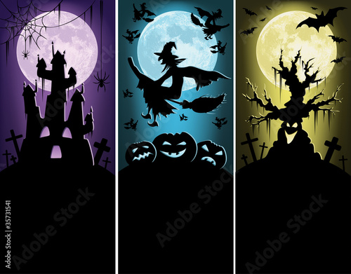 Halloween banners