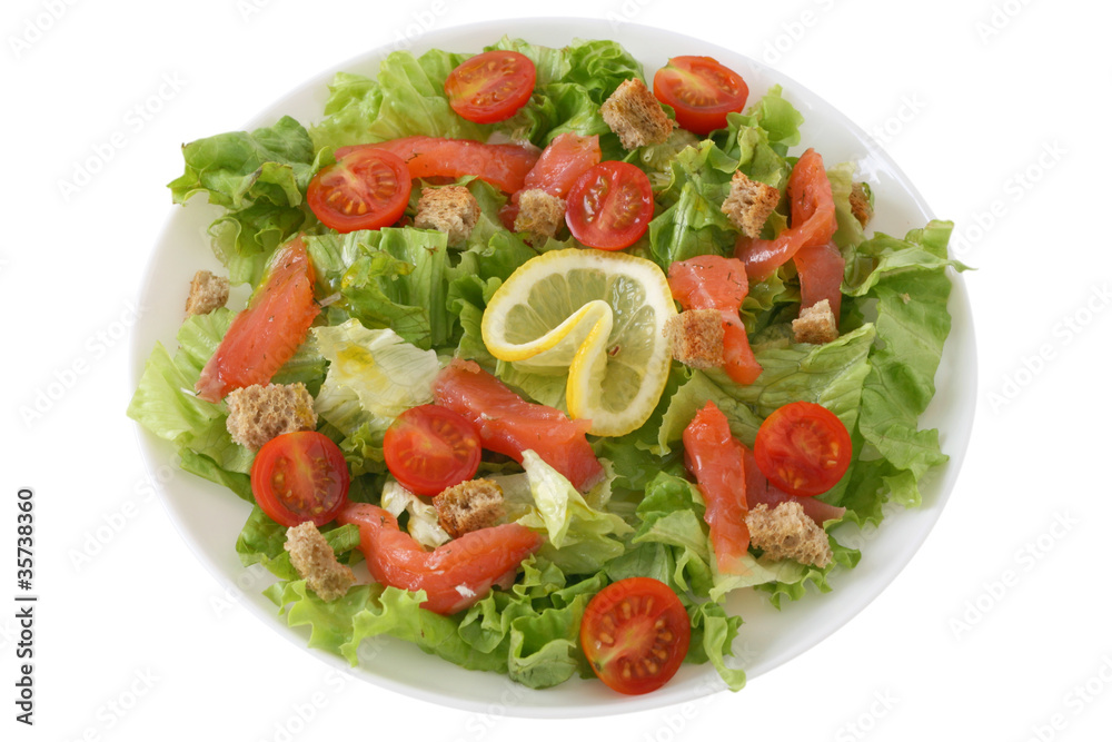 salad with salmon salad with salmon