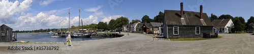 Photos Waterfront, Mystic Seaport, Mystic, Connecticut, USA