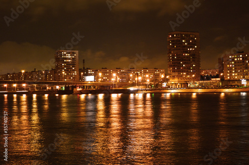 Night view of the St Petersburg © konstan