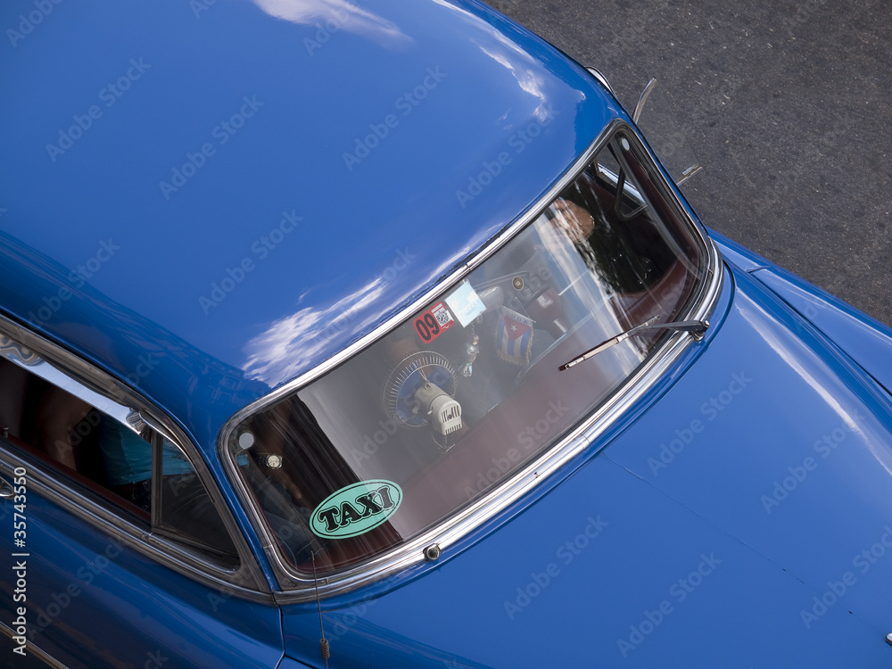 Fototapeta premium cuba taxi