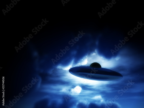 Nighttime UFO