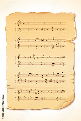 Musical Note Sheet