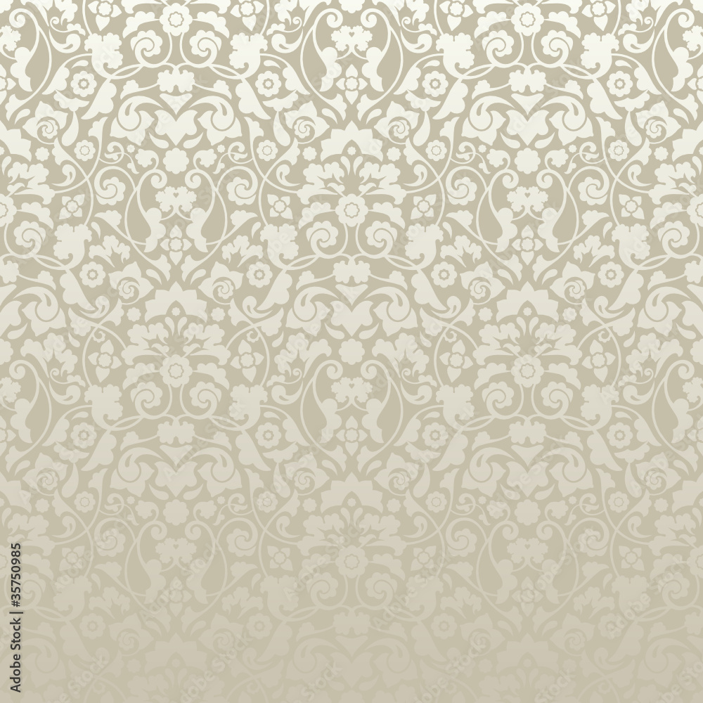 Seamless Damask Pattern Silver/Gold Wallpaper Seamless Damask Pattern Silver/Gold Wallpaper