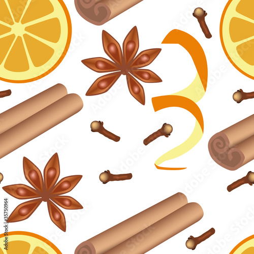 spice seamless pattern