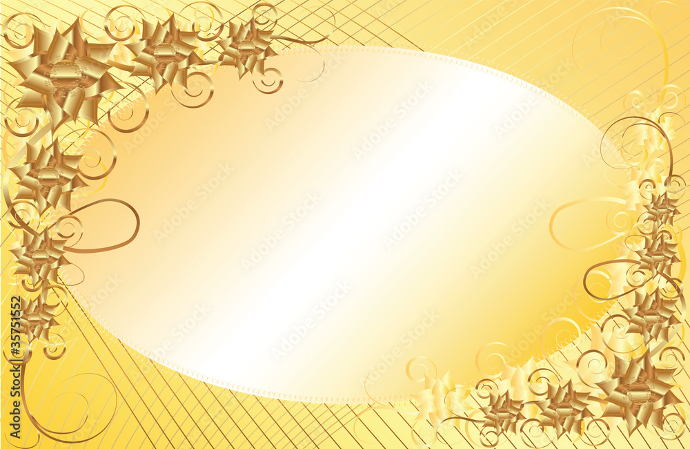 Gold frame background Gold frame background