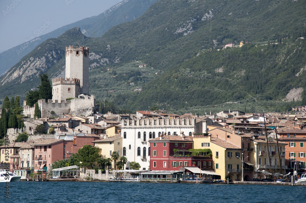 Malcesine on Lake Garda northern Italy