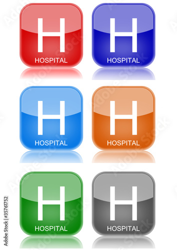Hospital  "6 buttons of different colors"