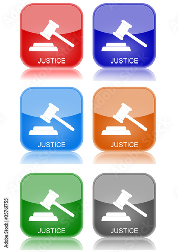 Justice  "6 buttons of different colors"