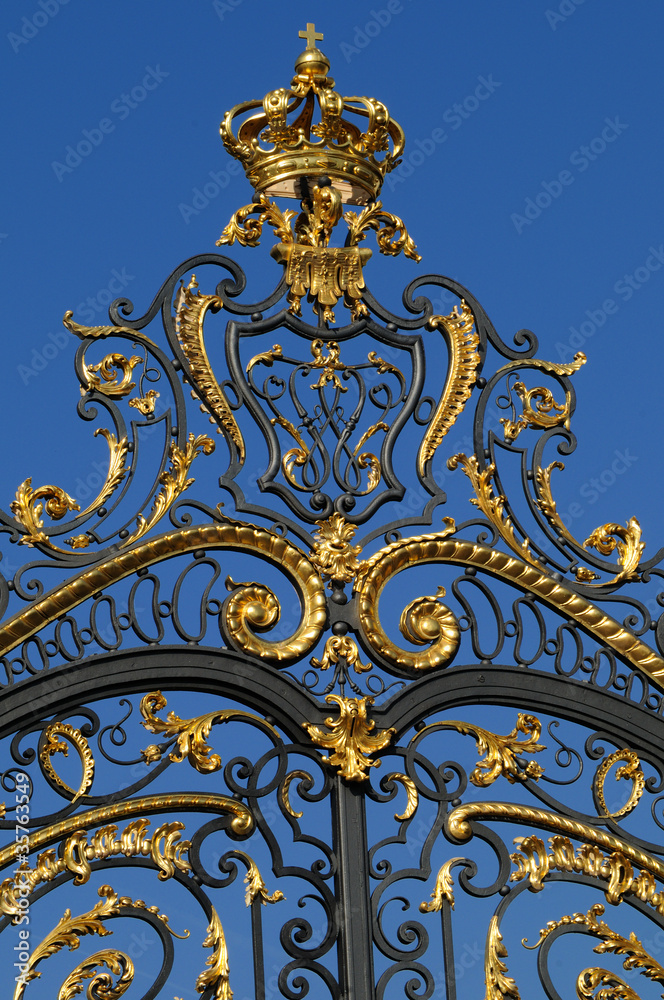 ancient gate with gold ancient gate with gold