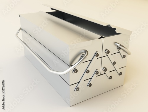 caisse à outils chrome