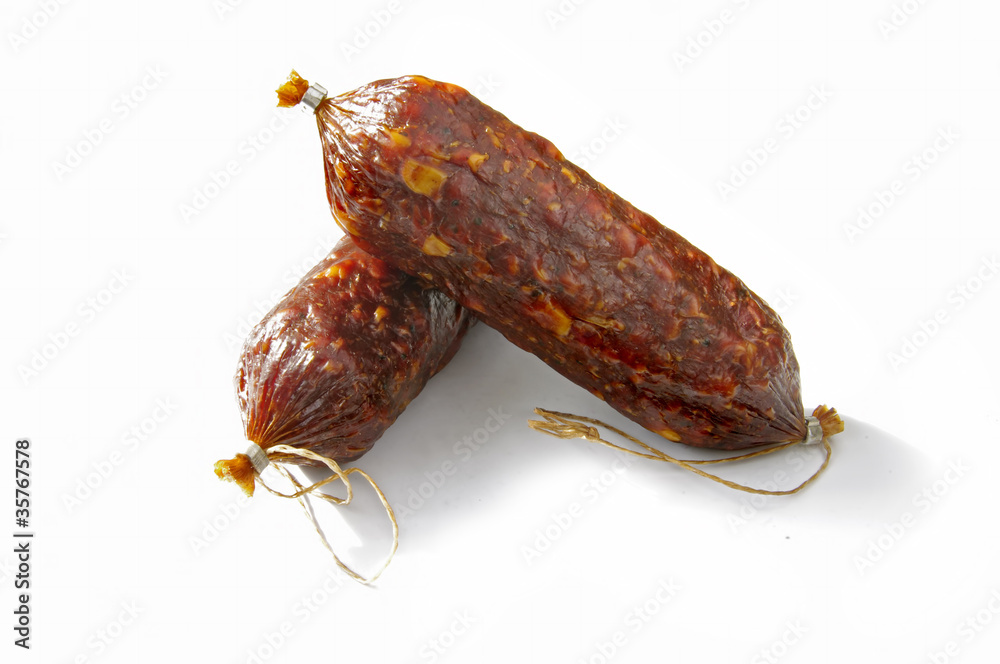 Two sausages Two sausages