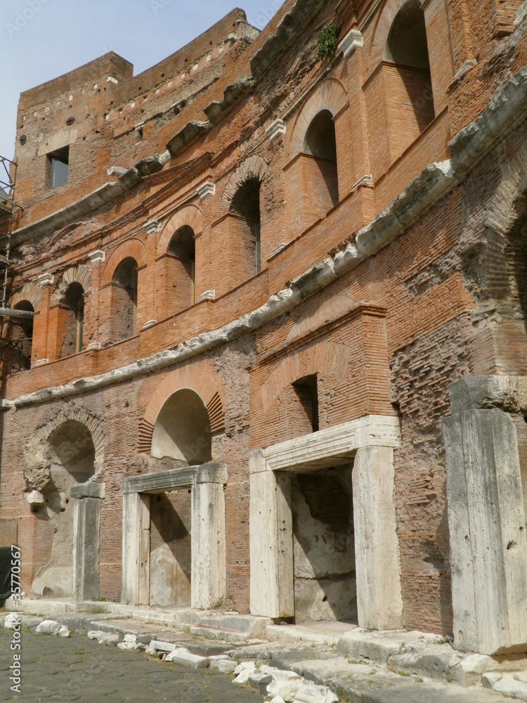 Trajan's forum and market in Rome