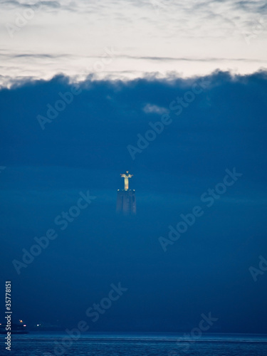 Jesus Christ monument "Cristo-Rei" in Lisbon