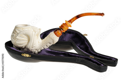 Canvas-taulu Tobacco pipe from meerschaum