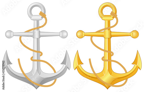 anchor and rope