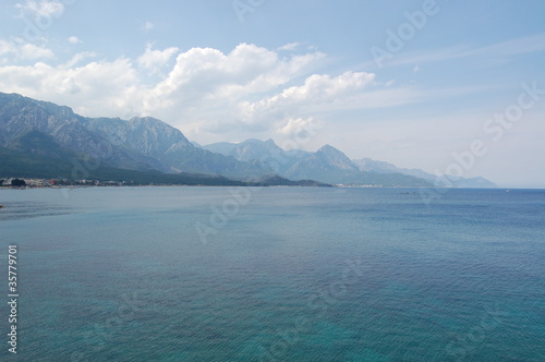 sea coast landscape in Turkey