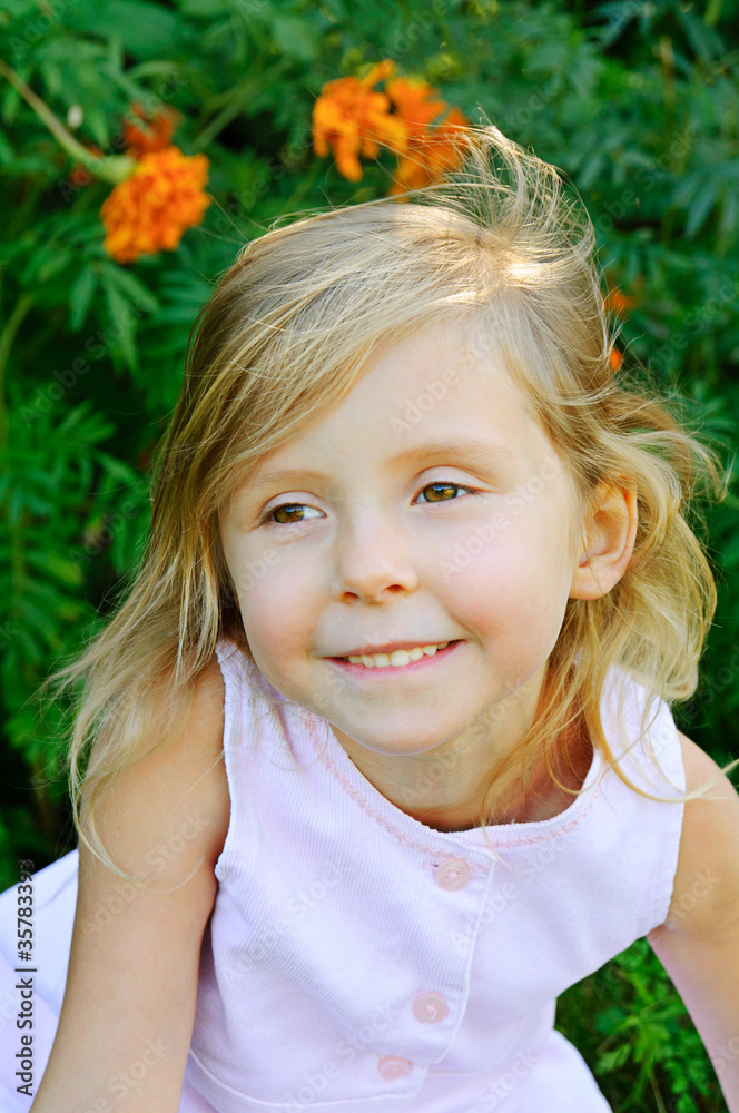 Five years old girl Five years old girl
