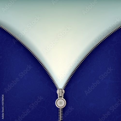 abstract background with open zipper