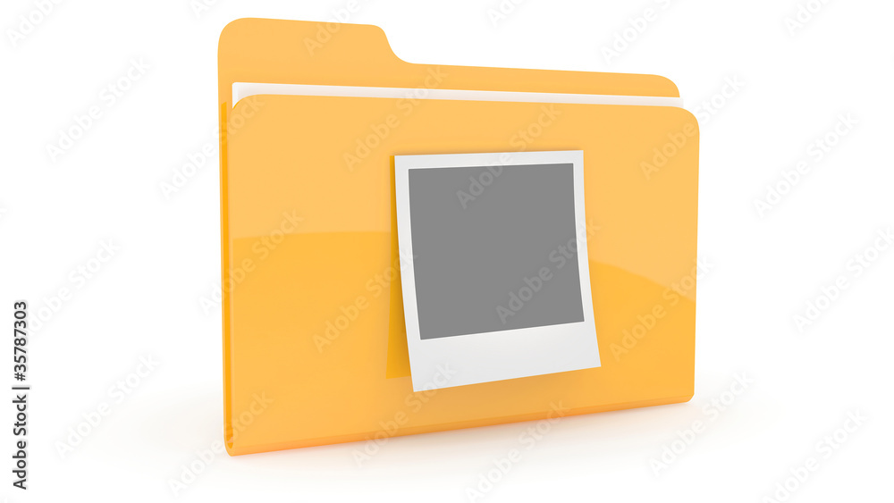 Folder with photo icon Folder with photo icon