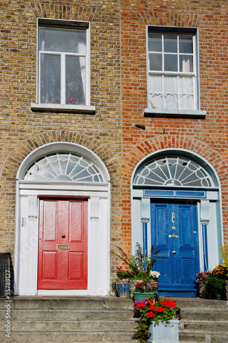 Dublin facade. Ireland