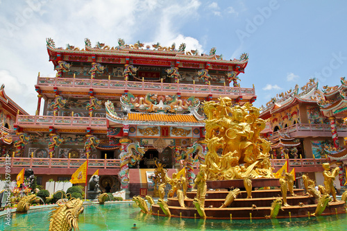 Beautiful chinese temple in...
