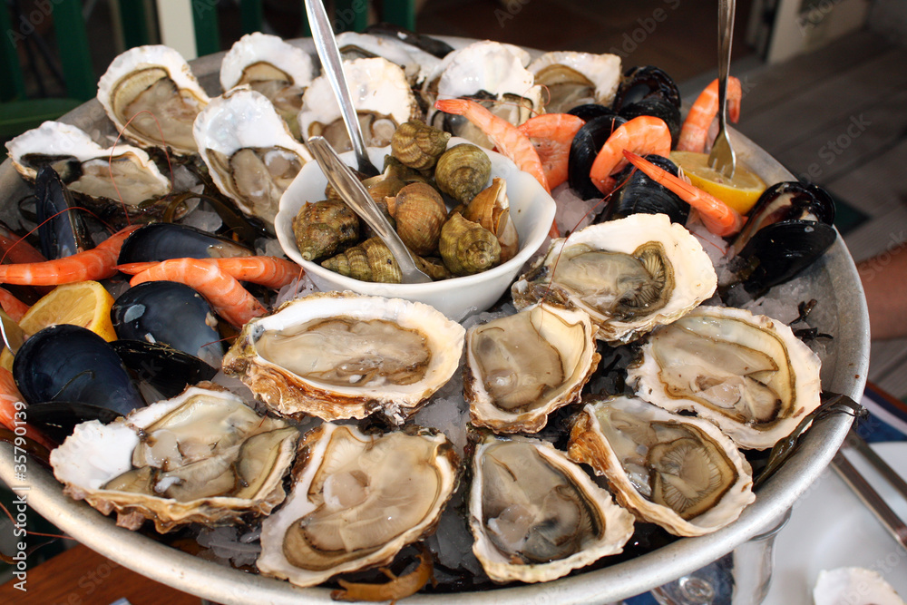 Plateau de fruits de mer Plateau de fruits de mer