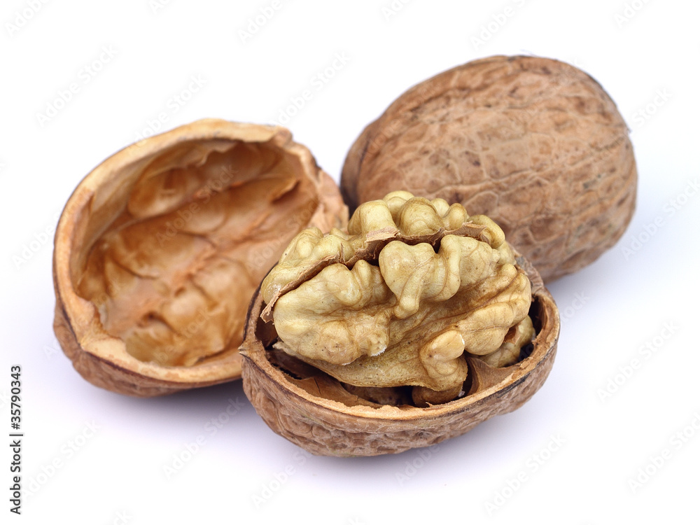 Walnuts in closeup Walnuts in closeup