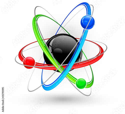 Atom color symbol