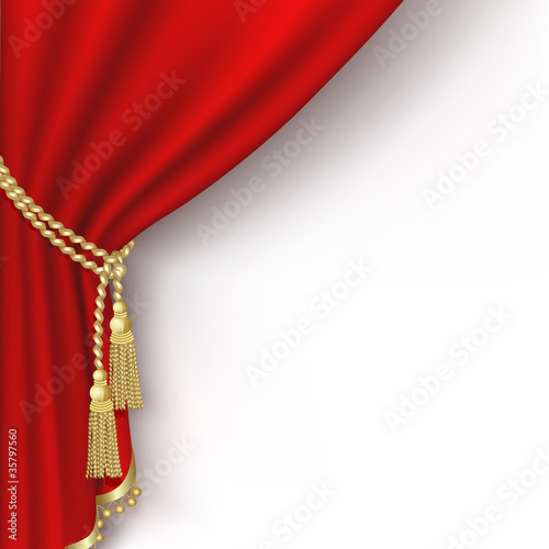 Red curtain