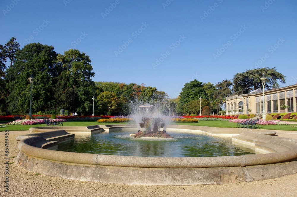 La fontaine (Parc du Thabor à Rennes)