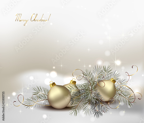 light Christmas background