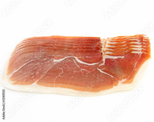 Obraz na plátně Tranches de jambon sec