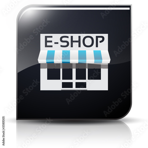 Symbole glossy vectoriel E-commerce