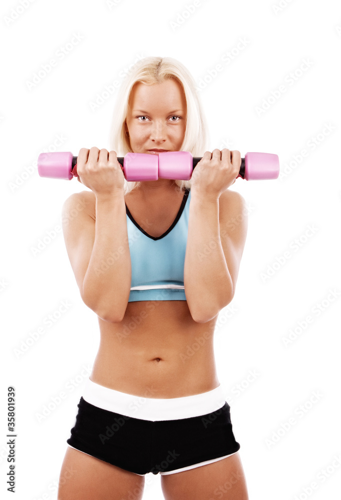 Portrait of sportswoman Portrait of sportswoman