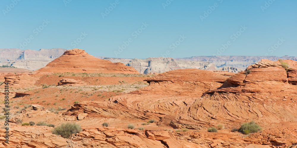 Fototapeta premium Red rocks near the Colorado river