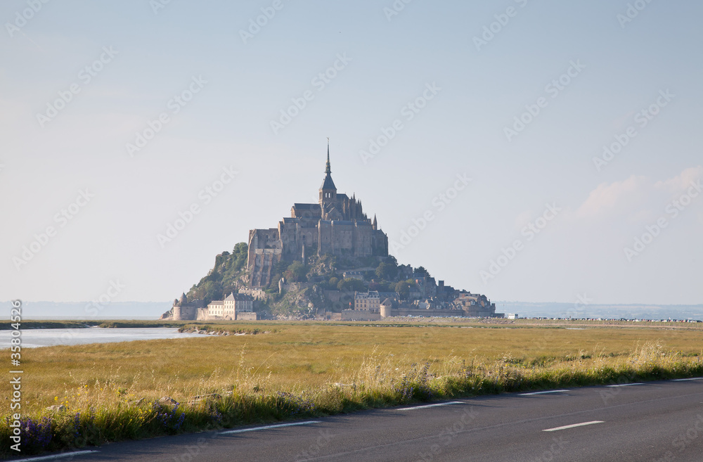 Mont Saint-Michel en Normandía, Francia