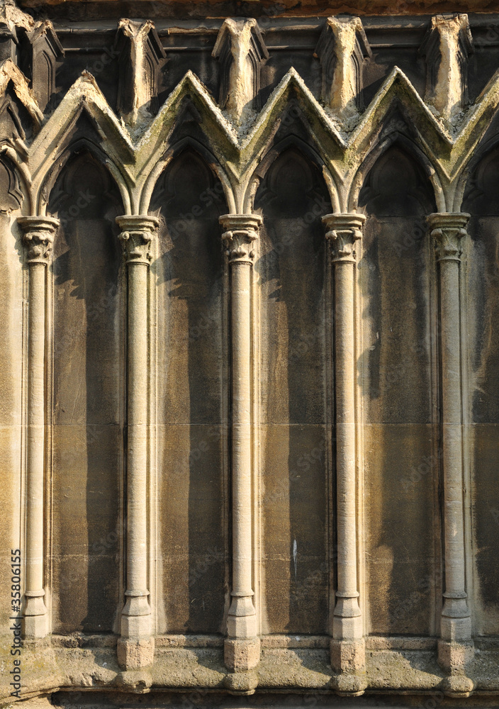Gothic architectural detail Gothic architectural detail