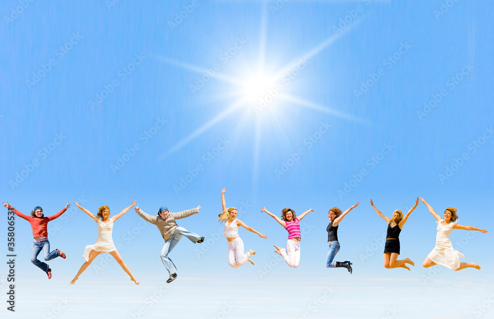 Exercising Girls Having Fun Exercising Girls Having Fun