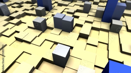 Cubes mit Farbanimation