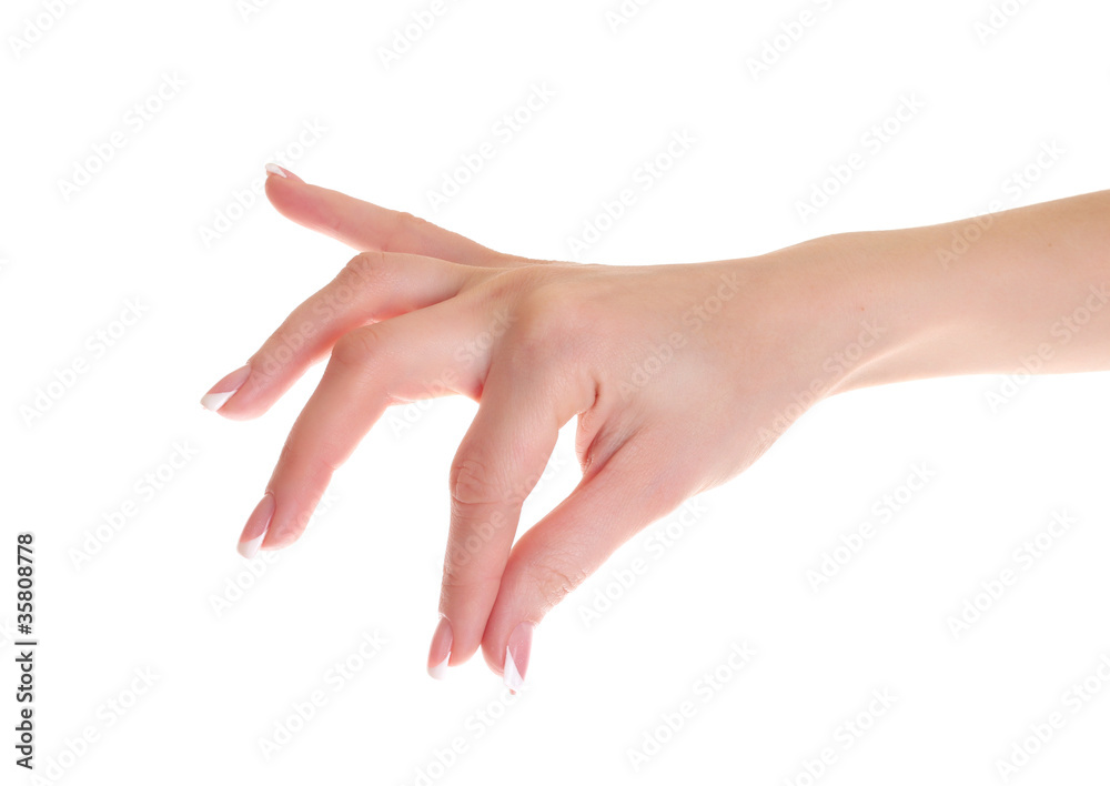 hand holding something