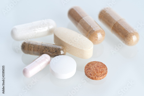 Medical pills and tablets