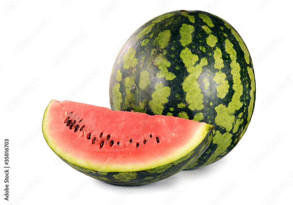 Watermelon isolated on white background Watermelon isolated on white background