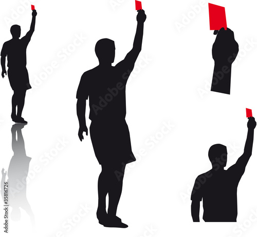 arbitre carton rouge