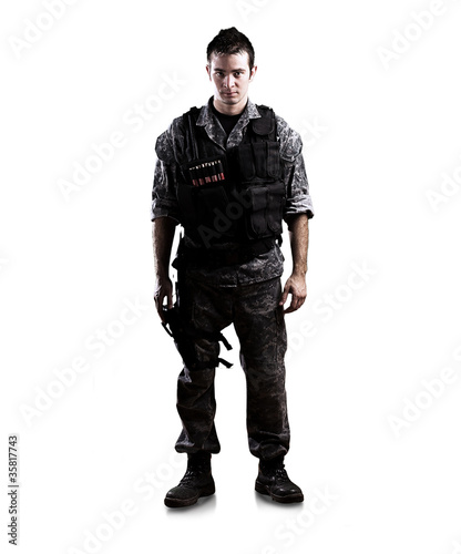 armed soldier