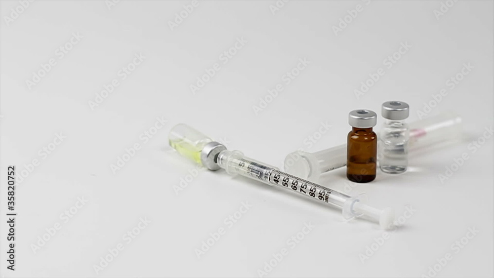 Vials and syringes Vials and syringes