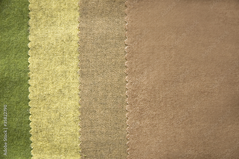 Fototapeta premium nature color fabric set