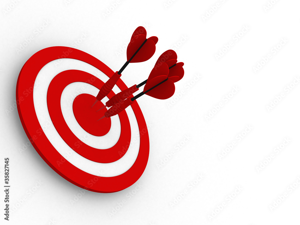 Target. Success concept. Target. Success concept.