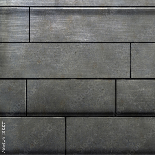 photoshop painted texture of a metal wall © Sebastian Kaulitzki